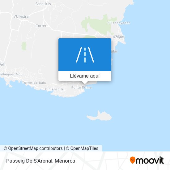 Mapa Passeig De S'Arenal