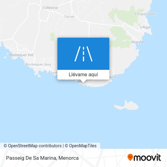 Mapa Passeig De Sa Marina