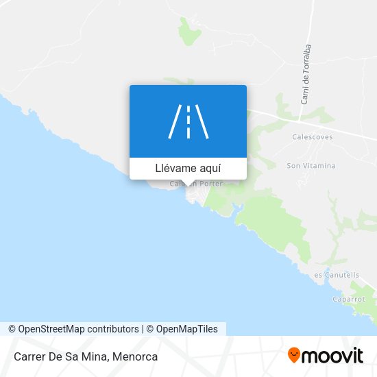 Mapa Carrer De Sa Mina