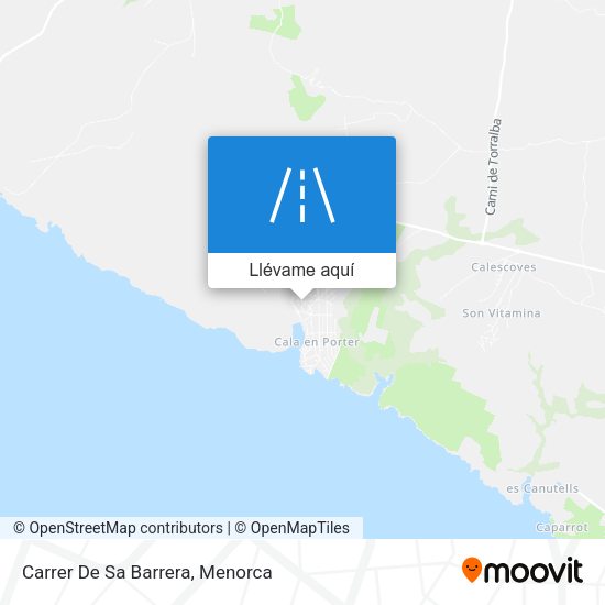 Mapa Carrer De Sa Barrera