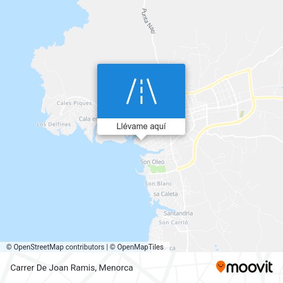 Mapa Carrer De Joan Ramis