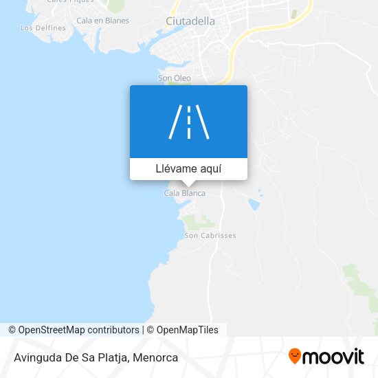 Mapa Avinguda De Sa Platja
