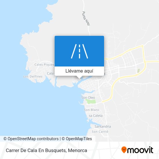 Mapa Carrer De Cala En Busquets
