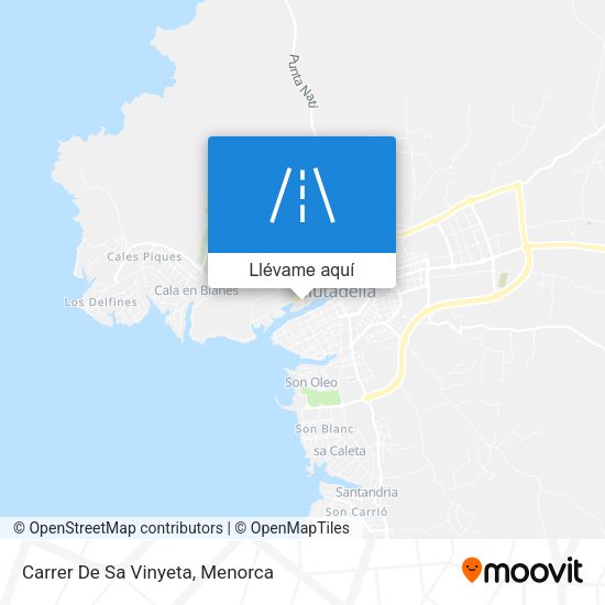 Mapa Carrer De Sa Vinyeta