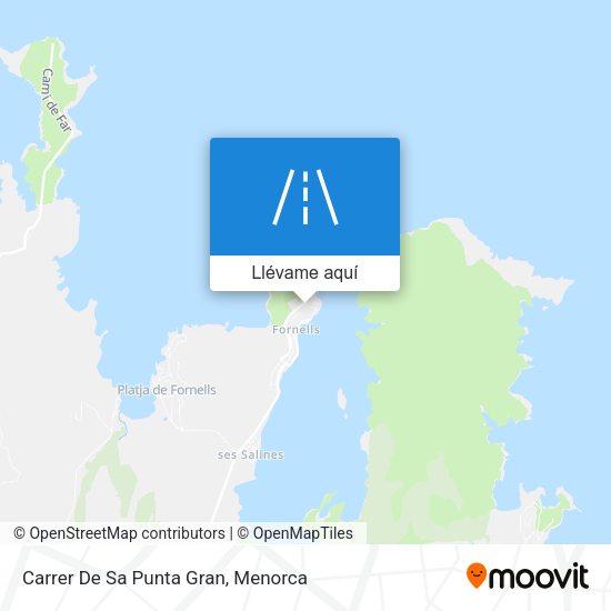 Mapa Carrer De Sa Punta Gran