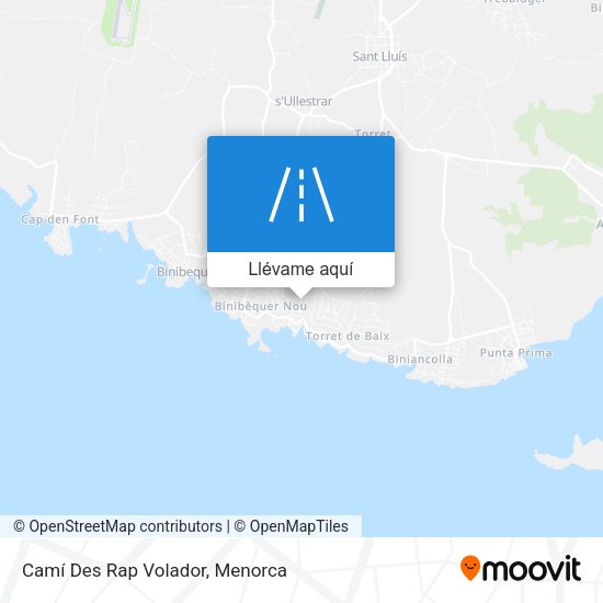 Mapa Camí Des Rap Volador