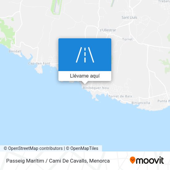 Mapa Passeig Marítim / Cami De Cavalls