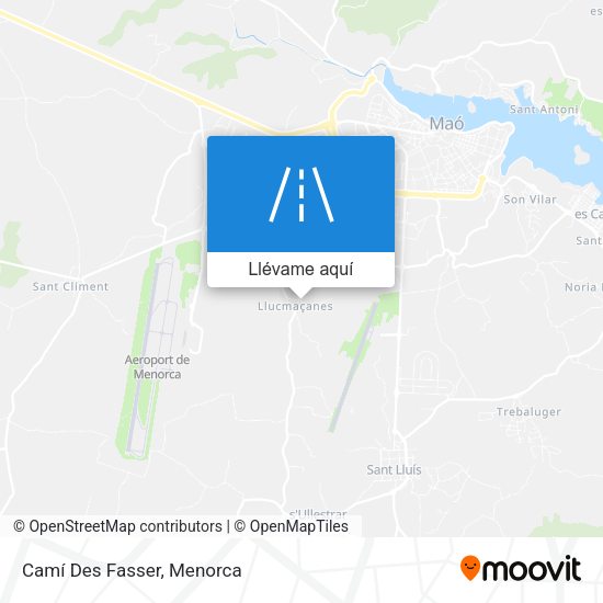 Mapa Camí Des Fasser