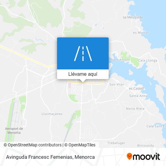 Mapa Avinguda Francesc Femenias
