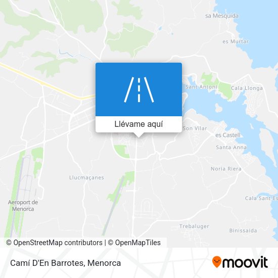 Mapa Camí D'En Barrotes