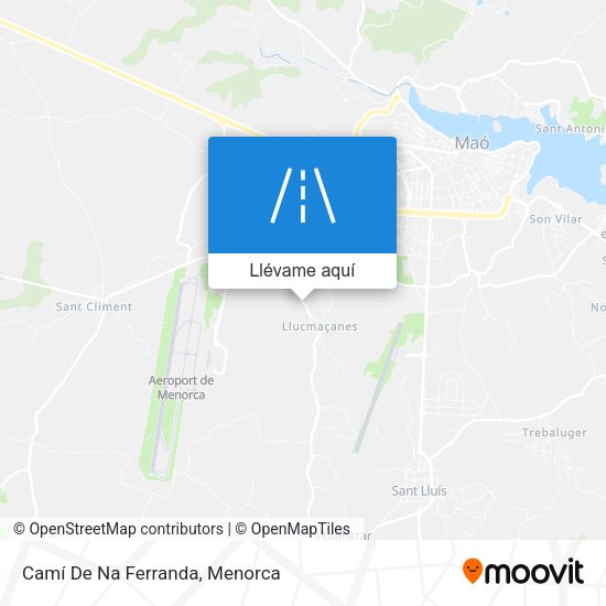 Mapa Camí De Na Ferranda
