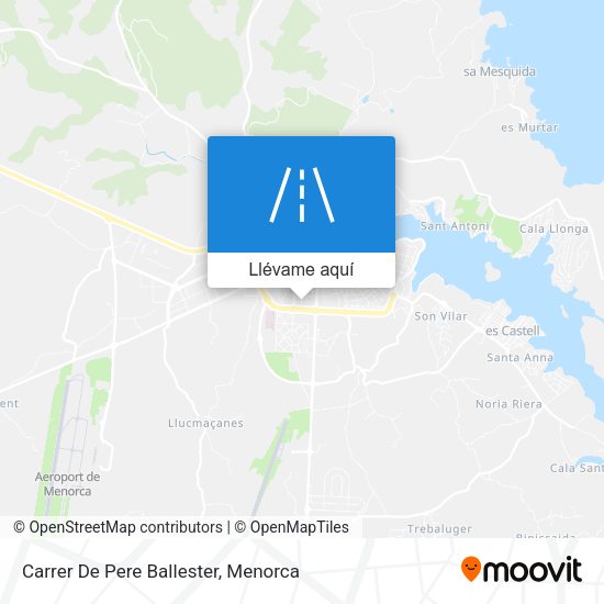 Mapa Carrer De Pere Ballester