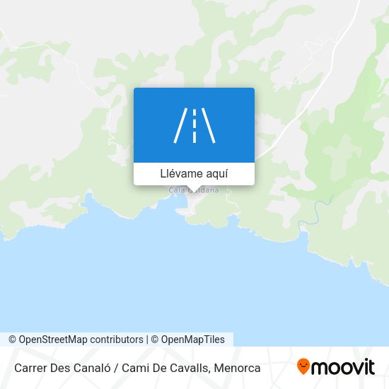 Mapa Carrer Des Canaló / Cami De Cavalls