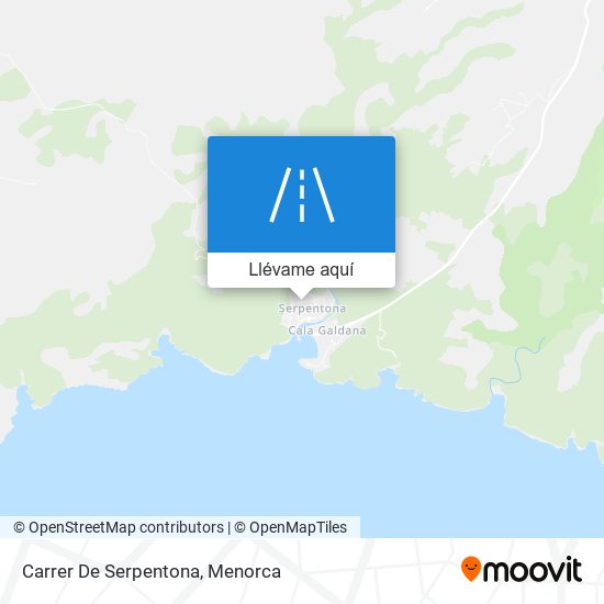 Mapa Carrer De Serpentona