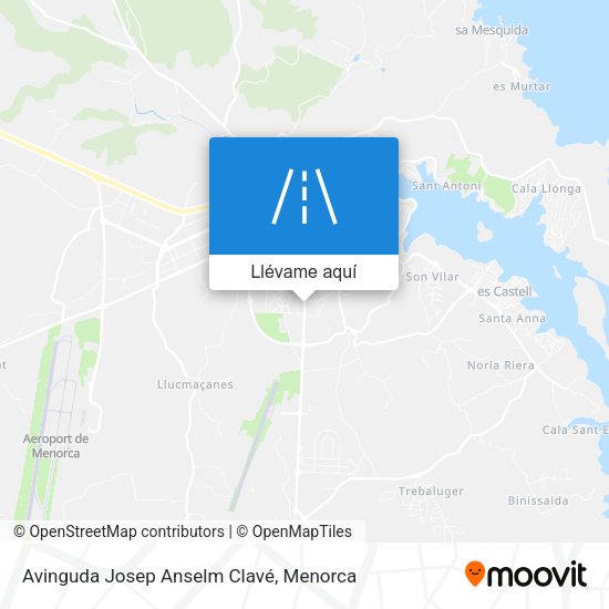 Mapa Avinguda Josep Anselm Clavé