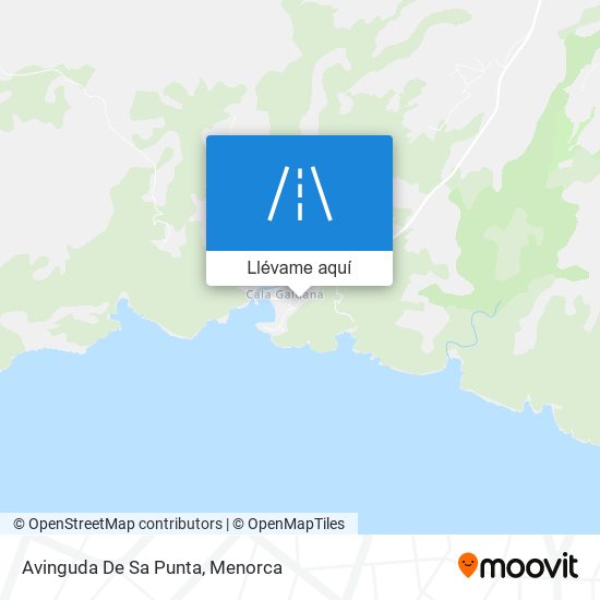 Mapa Avinguda De Sa Punta