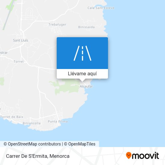 Mapa Carrer De S'Ermita