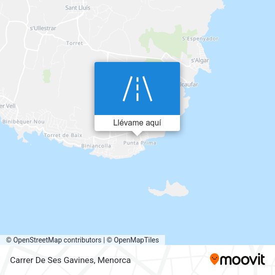 Mapa Carrer De Ses Gavines