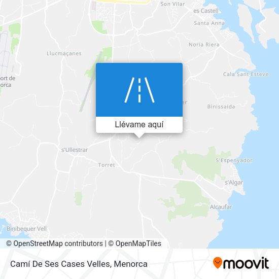 Mapa Camí De Ses Cases Velles