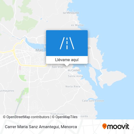 Mapa Carrer Maria Sanz Amantegui