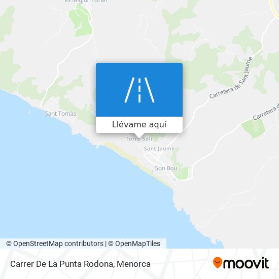 Mapa Carrer De La Punta Rodona