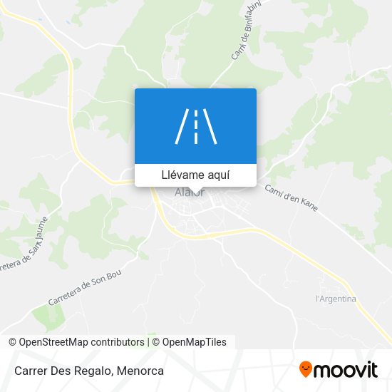 Mapa Carrer Des Regalo