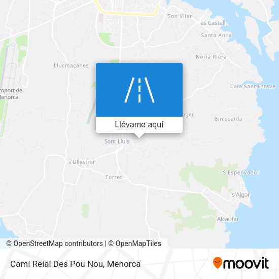 Mapa Camí Reial Des Pou Nou