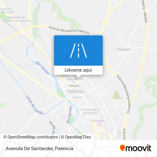 Mapa Avenida De Santander