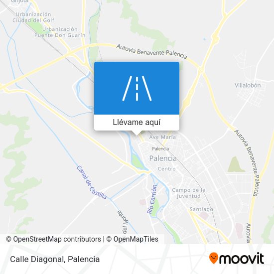 Mapa Calle Diagonal