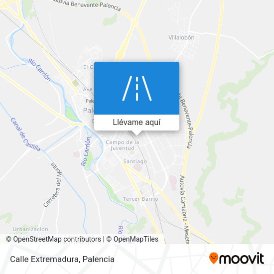 Mapa Calle Extremadura
