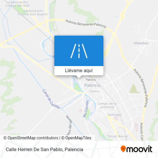 Mapa Calle Herren De San Pablo