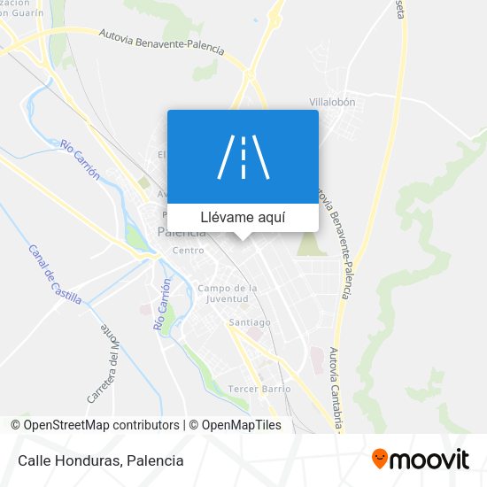 Mapa Calle Honduras