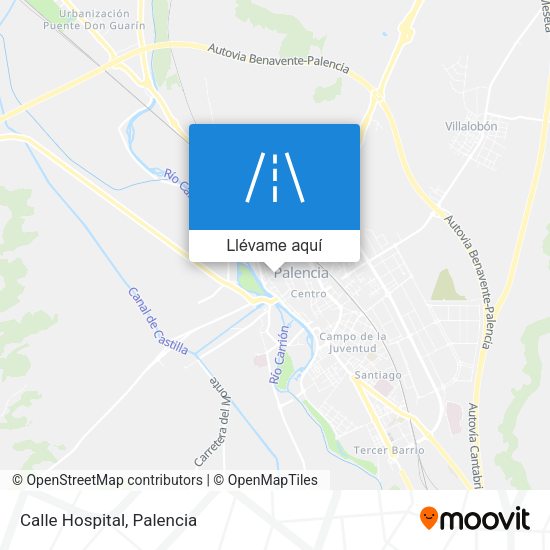 Mapa Calle Hospital