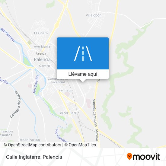 Mapa Calle Inglaterra