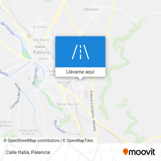 Mapa Calle Italia