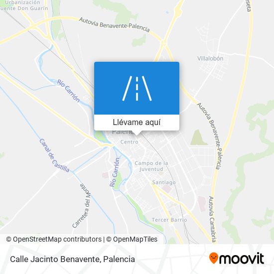 Mapa Calle Jacinto Benavente