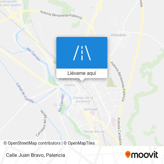Mapa Calle Juan Bravo