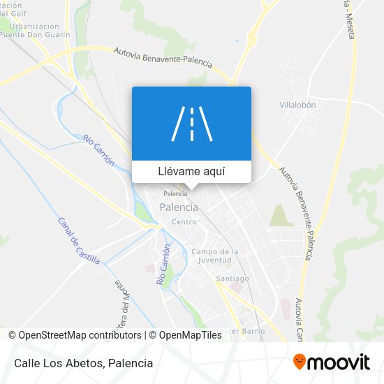Mapa Calle Los Abetos
