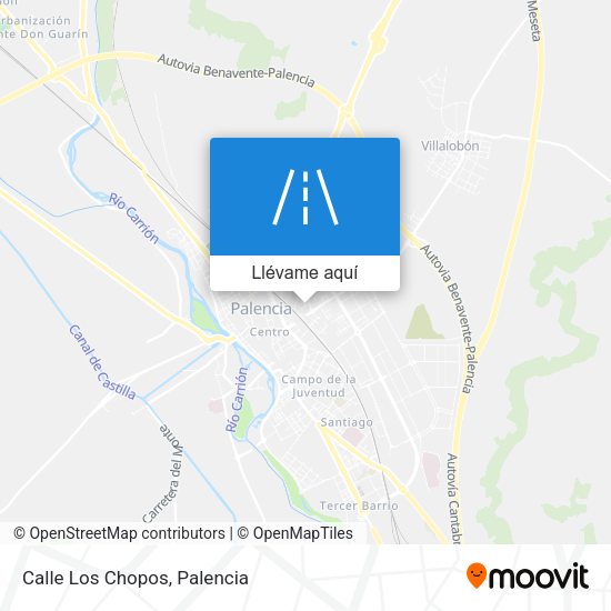 Mapa Calle Los Chopos