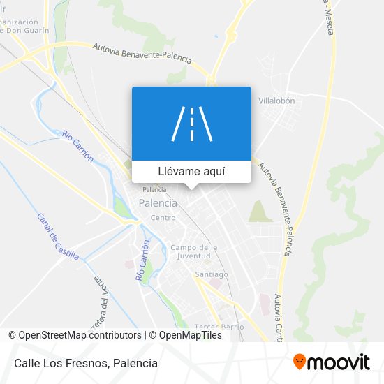 Mapa Calle Los Fresnos