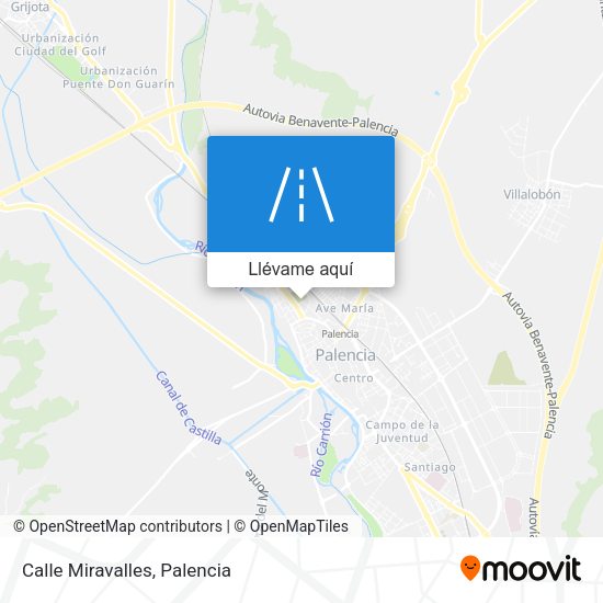 Mapa Calle Miravalles