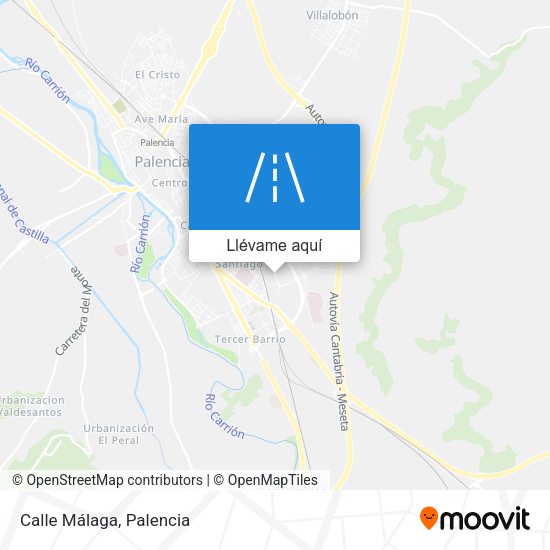 Mapa Calle Málaga