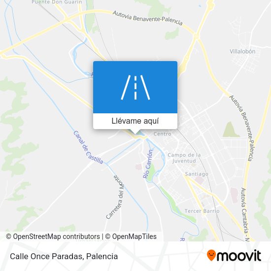 Mapa Calle Once Paradas