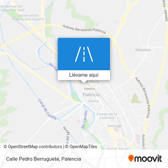 Mapa Calle Pedro Berruguete