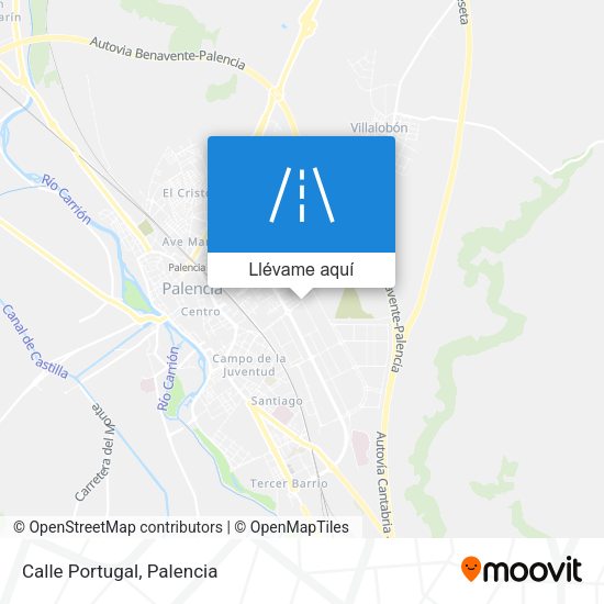 Mapa Calle Portugal