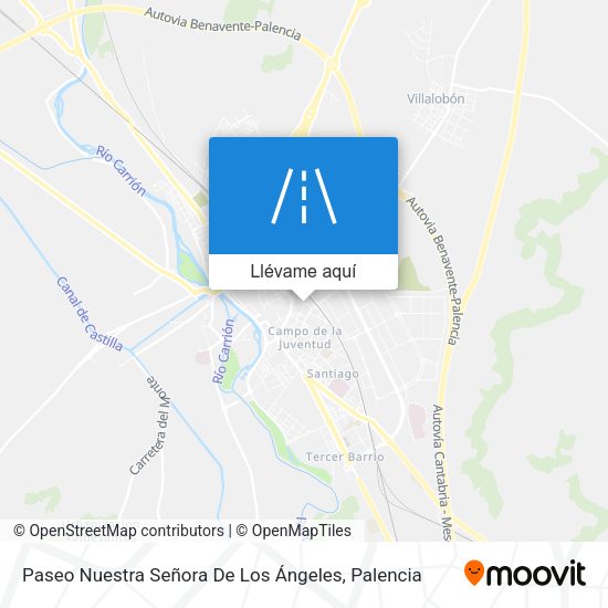 Mapa Paseo Nuestra Señora De Los Ángeles