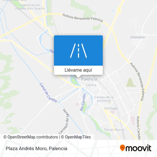 Mapa Plaza Andrés Moro