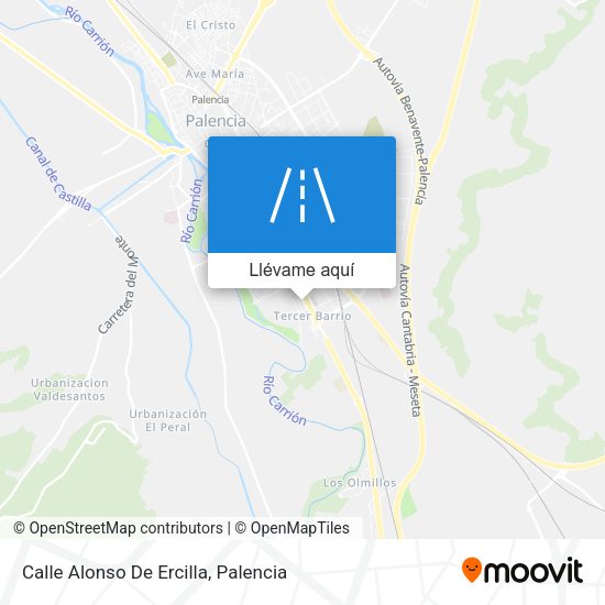 Mapa Calle Alonso De Ercilla
