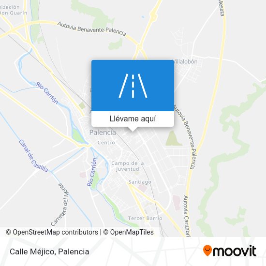Mapa Calle Méjico