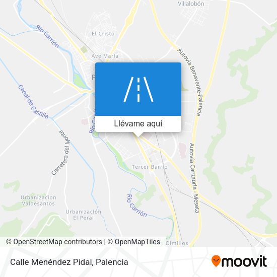 Mapa Calle Menéndez Pidal